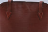 Authentic LOUIS VUITTON Epi Lussac Shoulder Bag Brown M52283 LV 5941C