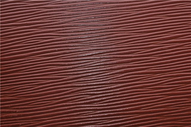 Authentic LOUIS VUITTON Epi Lussac Shoulder Bag Brown M52283 LV 5941C