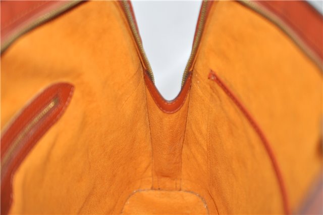 Authentic LOUIS VUITTON Epi Lussac Shoulder Bag Brown M52283 LV 5941C