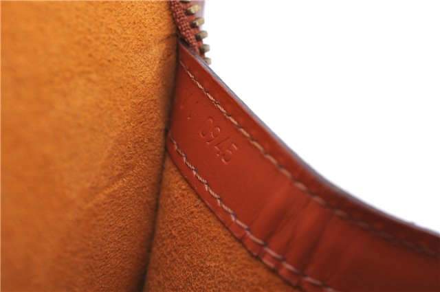 Authentic LOUIS VUITTON Epi Lussac Shoulder Bag Brown M52283 LV 5941C