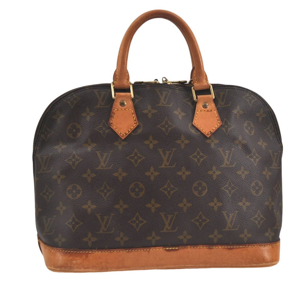Authentic Louis Vuitton Monogram Alma Hand Bag M51130 LV 5943D
