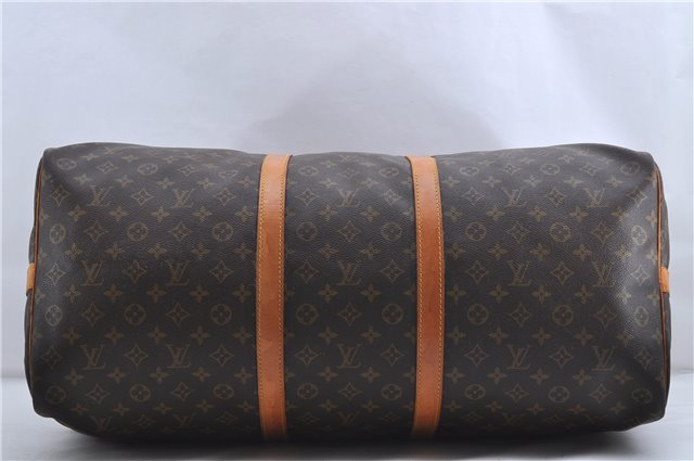 Auth Louis Vuitton Monogram Keepall Bandouliere 60 Boston Bag M41412 LV 5945D