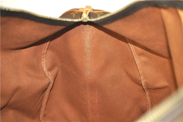 Auth Louis Vuitton Monogram Keepall Bandouliere 60 Boston Bag M41412 LV 5945D