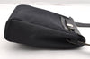 Authentic HERMES Her Bag TPM 2 In 1 2Way Shoulder Bag Canvas Leather Black 5945I