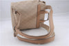 Authentic GUCCI Backpack GG Canvas Leather 0030242 Beige 5948D