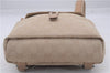Authentic GUCCI Backpack GG Canvas Leather 0030242 Beige 5948D