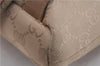 Authentic GUCCI Backpack GG Canvas Leather 0030242 Beige 5948D