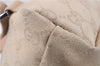 Authentic GUCCI Backpack GG Canvas Leather 0030242 Beige 5948D