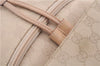 Authentic GUCCI Backpack GG Canvas Leather 0030242 Beige 5948D
