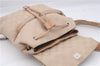 Authentic GUCCI Backpack GG Canvas Leather 0030242 Beige 5948D