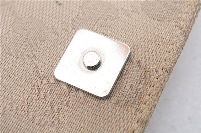 Authentic GUCCI Backpack GG Canvas Leather 0030242 Beige 5948D