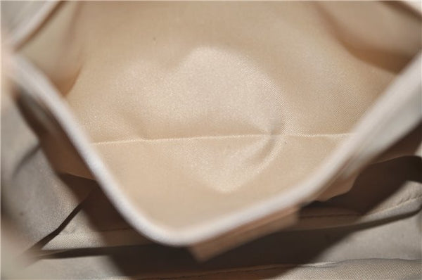 Authentic GUCCI Backpack GG Canvas Leather 0030242 Beige 5948D