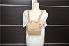 Authentic GUCCI Backpack GG Canvas Leather 0030242 Beige 5948D