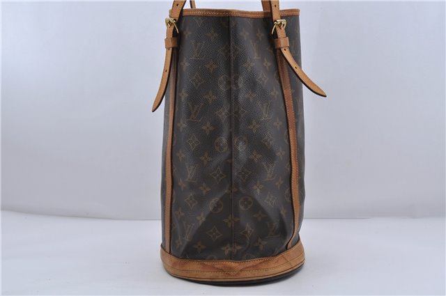 Authentic LOUIS VUITTON Monogram Bucket GM Shoulder Bag M42236 LV 5950C