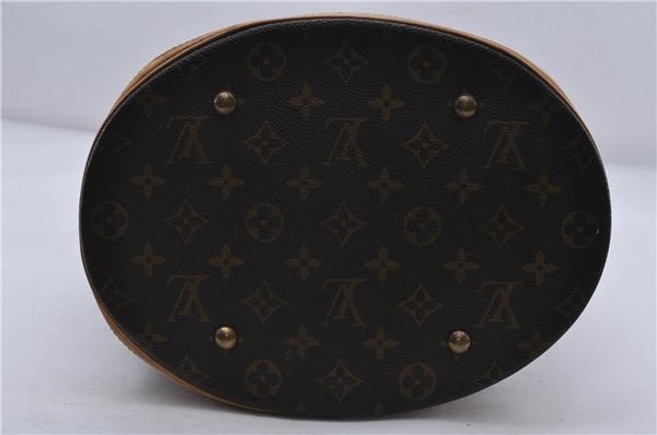 Authentic LOUIS VUITTON Monogram Bucket GM Shoulder Bag M42236 LV 5950C
