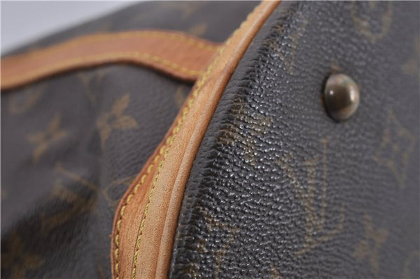 Authentic LOUIS VUITTON Monogram Bucket GM Shoulder Bag M42236 LV 5950C