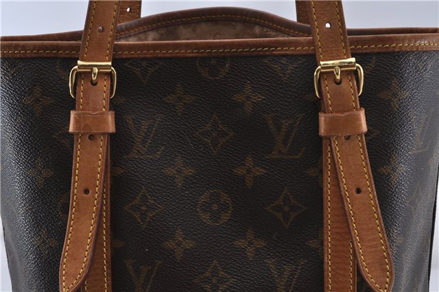 Authentic LOUIS VUITTON Monogram Bucket GM Shoulder Bag M42236 LV 5950C