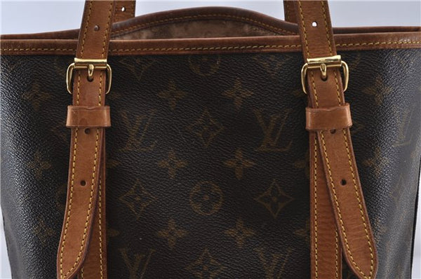 Authentic LOUIS VUITTON Monogram Bucket GM Shoulder Bag M42236 LV 5950C