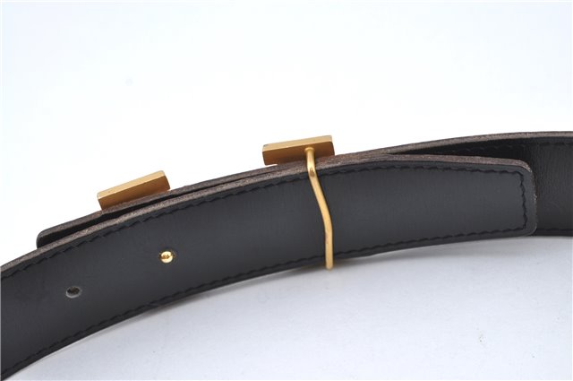 Authentic HERMES Constance Leather Belt Size 70cm 27.6