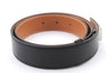 Authentic HERMES Ladies Leather Belt Size 65cm 25.6" Black Brown 5953C