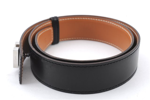 Authentic HERMES Ladies Leather Belt Size 65cm 25.6