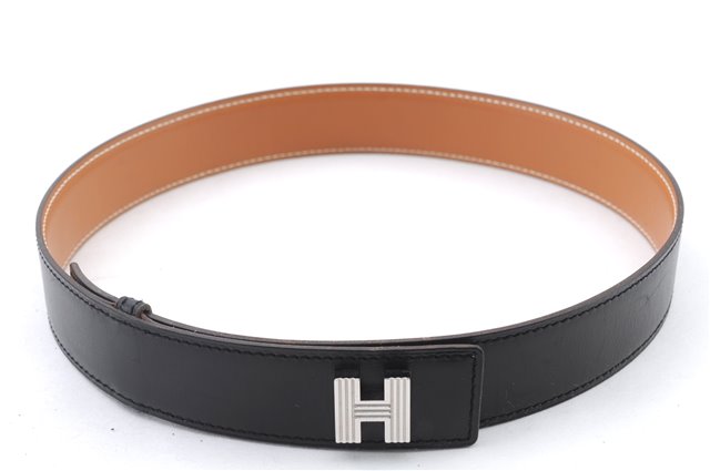 Authentic HERMES Ladies Leather Belt Size 65cm 25.6