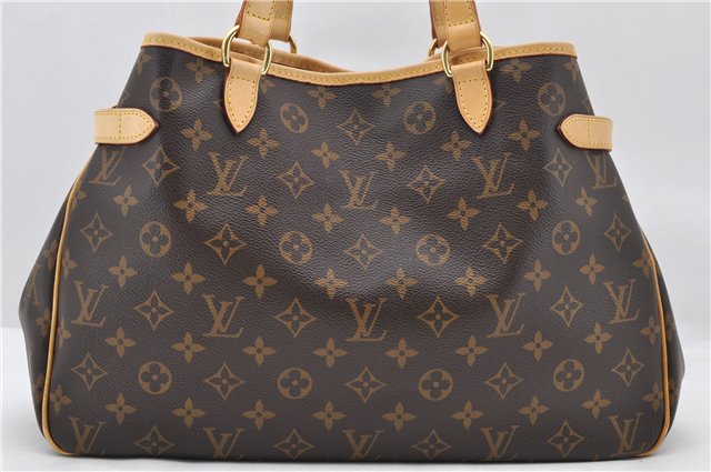 Authentic LOUIS VUITTON Monogram Batignolles Horizontal Tote Bag M51154 LV 5954C