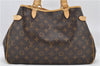 Authentic LOUIS VUITTON Monogram Batignolles Horizontal Tote Bag M51154 LV 5954C