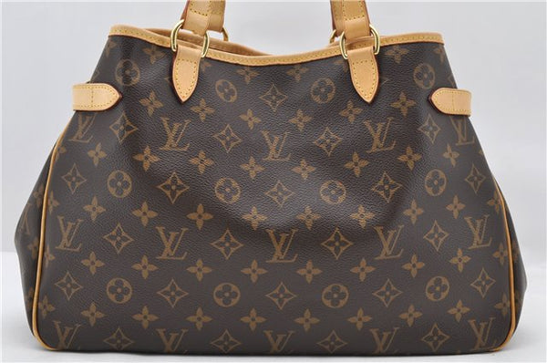 Authentic LOUIS VUITTON Monogram Batignolles Horizontal Tote Bag M51154 LV 5954C