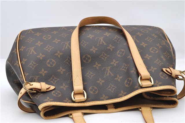 Authentic LOUIS VUITTON Monogram Batignolles Horizontal Tote Bag M51154 LV 5954C