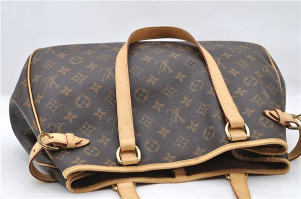 Authentic LOUIS VUITTON Monogram Batignolles Horizontal Tote Bag M51154 LV 5954C