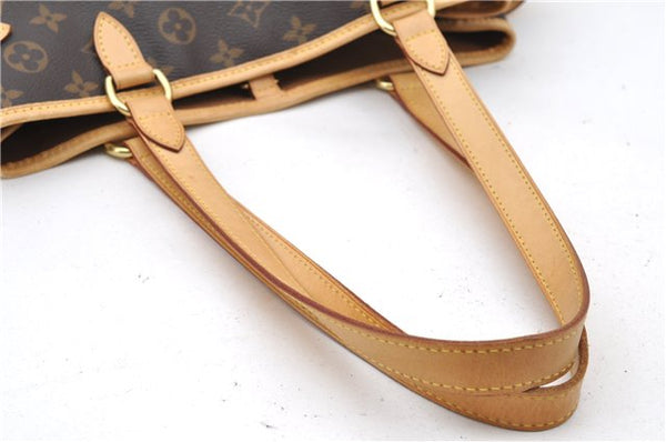 Authentic LOUIS VUITTON Monogram Batignolles Horizontal Tote Bag M51154 LV 5954C