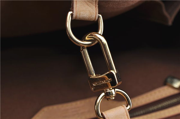 Authentic LOUIS VUITTON Monogram Batignolles Horizontal Tote Bag M51154 LV 5954C