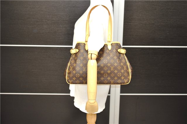 Authentic LOUIS VUITTON Monogram Batignolles Horizontal Tote Bag M51154 LV 5954C