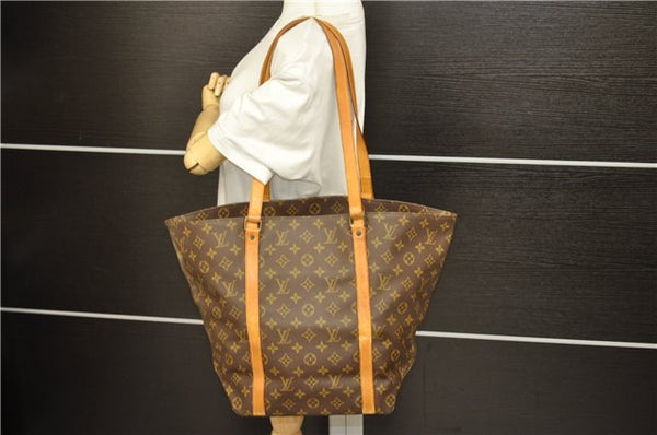 Authentic Louis Vuitton Monogram Sac Shopping PM Tote Bag M51108 LV 5954D