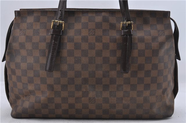 Authentic Louis Vuitton Damier Chelsea Shoulder Tote Bag N51119 LV 5955D