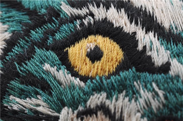 Authentic GUCCI Vintage Courier Clutch Bag GG PVC Leather 496346 Black 5956E