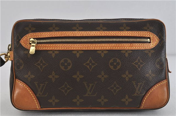 Auth LOUIS VUITTON Monogram Marly Dragonne GM Clutch Hand Bag M51825 LV 5957C