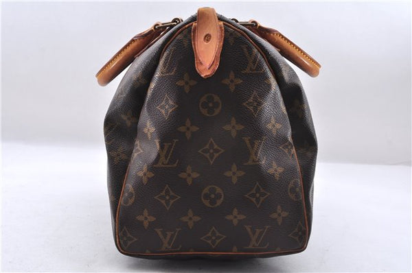 Authentic Louis Vuitton Monogram Speedy 30 Hand Boston Bag M41526 LV 5957E