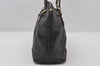 Authentic GUCCI Guccissima Abbey Shoulder Tote Bag GG Leather 141470 Black 5957I