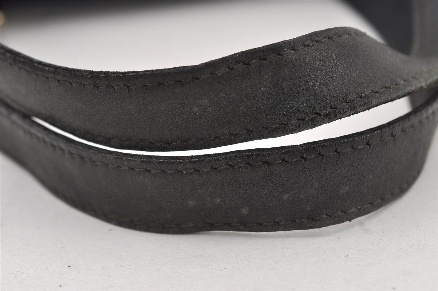 Authentic GUCCI Guccissima Abbey Shoulder Tote Bag GG Leather 141470 Black 5957I