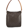 Authentic Louis Vuitton Monogram Looping GM Shoulder Bag M51145 LV 5959D