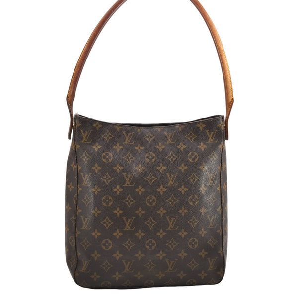 Authentic Louis Vuitton Monogram Looping GM Shoulder Bag M51145 LV 5959D