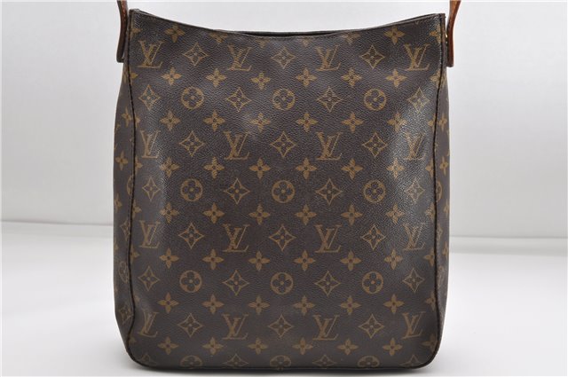 Authentic Louis Vuitton Monogram Looping GM Shoulder Bag M51145 LV 5959D