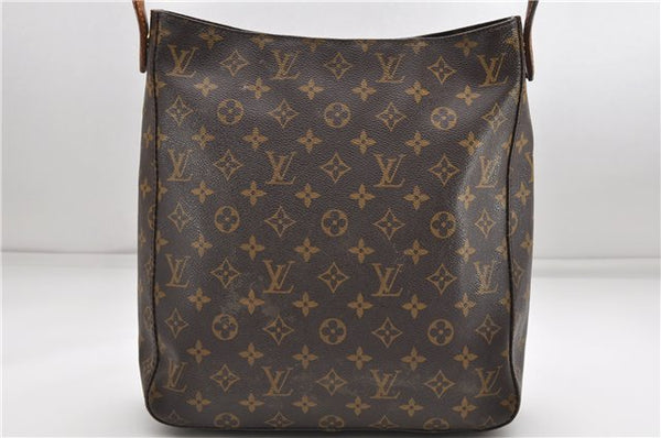 Authentic Louis Vuitton Monogram Looping GM Shoulder Bag M51145 LV 5959D