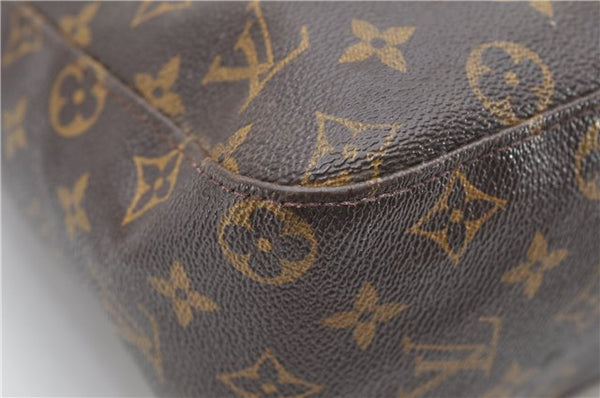 Authentic Louis Vuitton Monogram Looping GM Shoulder Bag M51145 LV 5959D