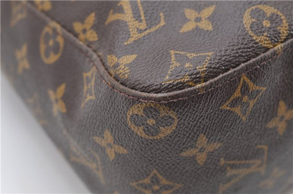 Authentic Louis Vuitton Monogram Looping GM Shoulder Bag M51145 LV 5959D