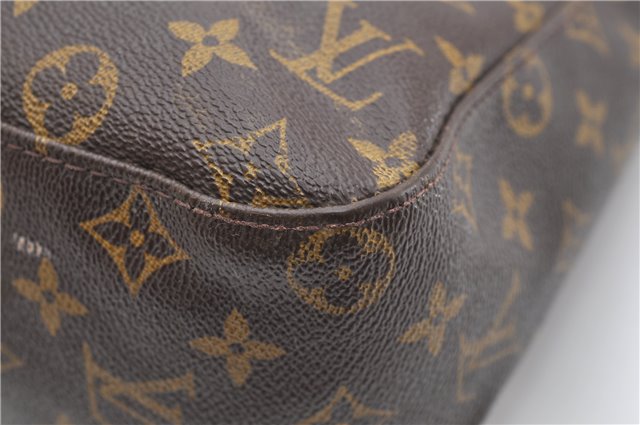 Authentic Louis Vuitton Monogram Looping GM Shoulder Bag M51145 LV 5959D