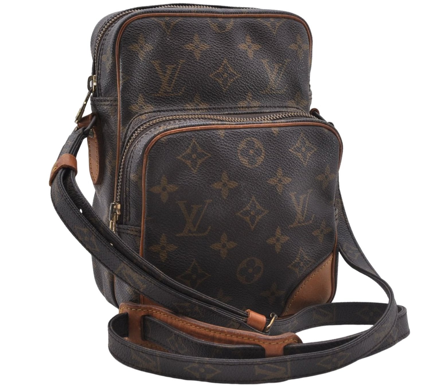 Authentic Louis Vuitton Monogram Amazone Shoulder Cross Body Bag M45236 LV 5960D