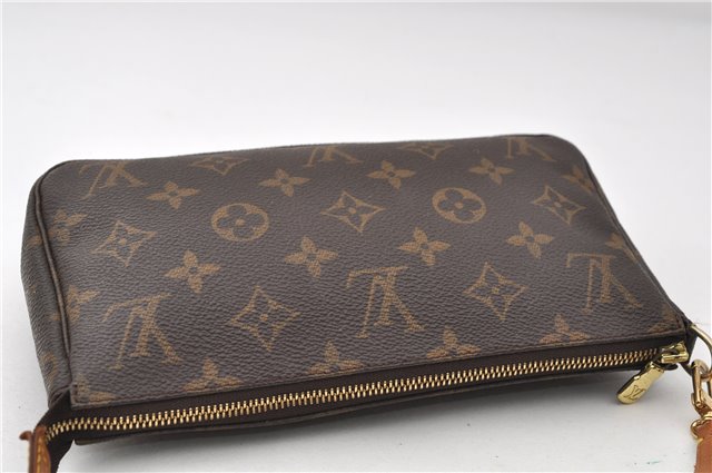 Authentic Louis Vuitton Monogram Pochette Accessoires Pouch M51980 LV 5963E